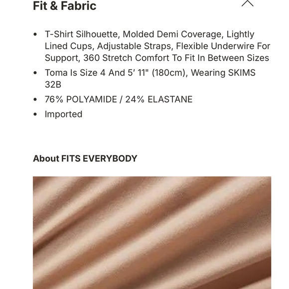 SKIMS Fits Everybody T-Shirt Bra - Picture 10 of 11